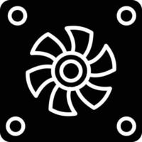 Fan Glyph Icon vector