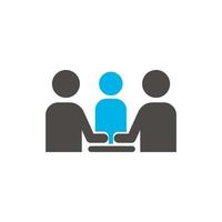 worker interview icon. vector illustration design that is very suitable for websites, apps, banners etc.