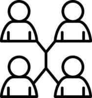 People Connection Icon vector