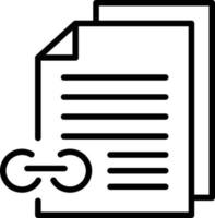 Relation Line Icon vector