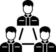 Meeting Glyph Icon vector
