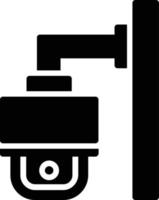 Cctv Camera Glyph Icon vector