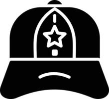 Cap Glyph Icon vector