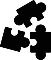 Puzzle Glyph Icon vector