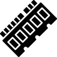 RGB Ram Glyph Icon vector