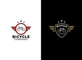 plantilla de diseño de logotipo de bicicleta minimalista. vector de emblema de bicicleta eléctrica.