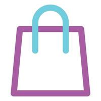 Shopping Bag, Filled Line Style Icon Diwali vector