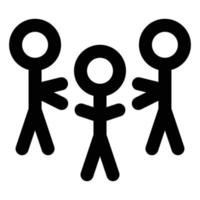 Team, Line Style Icon Business and Finance vector