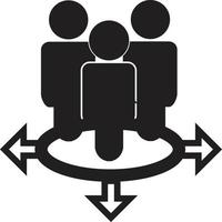 human resources icon on white background. human resources sign. flat style. vector