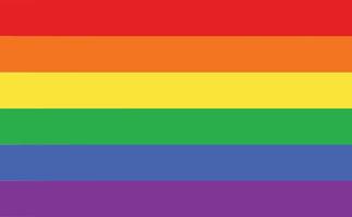 LGBT pride flag. rainbow flag background. Pride symbol. flat style. vector