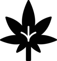 Leaf Glyph Icon vector