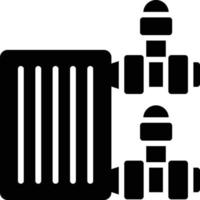 Radiator Glyph Icon vector