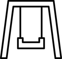 Swing Line Icon vector