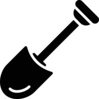 Shovel Glyph Icon vector