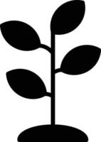 Plant Glyph Icon vector