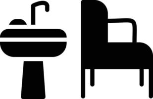 Basin Glyph Icon vector