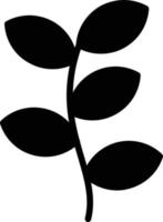 Plant Glyph Icon vector