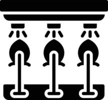 Irrigation Glyph Icon vector