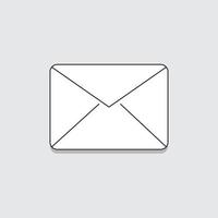 email letter newsletter information message mail post envelope vector icon