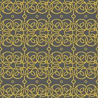 Gold Celtic Ornament Seamless Pattern Background vector