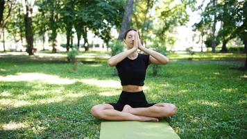 yoga au parc video