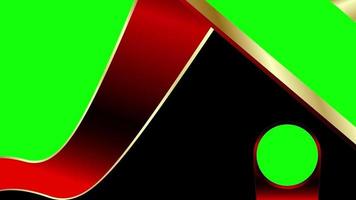 Lower third green abstract screen, motion background, video stock for you