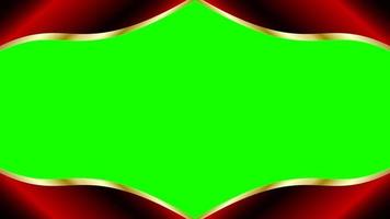 Lower third green abstract screen, motion background, video stock for you