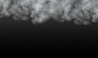 Vector illustration clouds and dust.