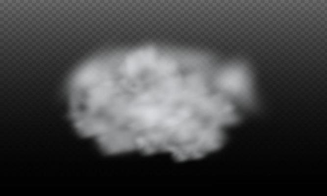Black dust,clouds and fog.