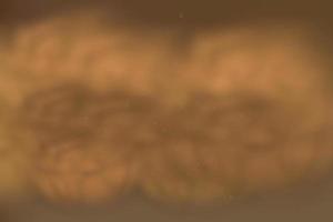 Background of a cloud of brown dust and sand with particles of flying dry sand and dirt. vector