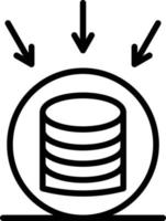 icono de recopilación de datos vector