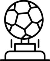 icono de línea de trofeo vector