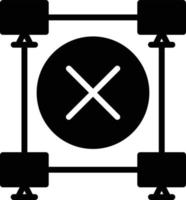 Online Game Glyph Icon vector