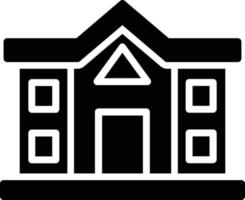 Building Glyph Icon vector