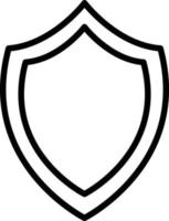 Shield Line Icon vector
