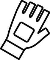 Sports Gloves Icon vector