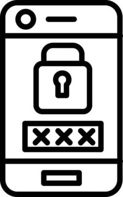 Pincode Line Icon