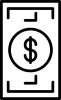 Money Line Icon vector