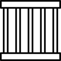 Prisoner Line Icon vector