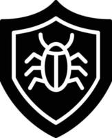 Antivirus Glyph Icon vector