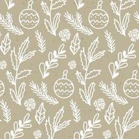 Winter seamless pattern. Christmas texture. vector