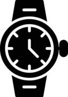 Watch Glyph Icon vector