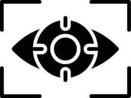 Witness Glyph Icon vector