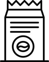 Instant Coffee Line Icon vector