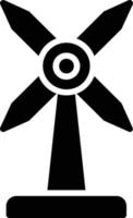 Windmill Glyph Icon vector