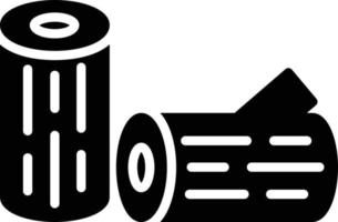 Logs Glyph Icon vector