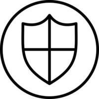 Firewall Line Icon vector