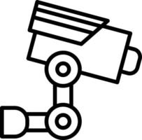 Cctv Line Icon vector