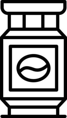 Instant Coffee Line Icon