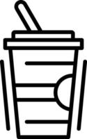 Drink Line Icon vector